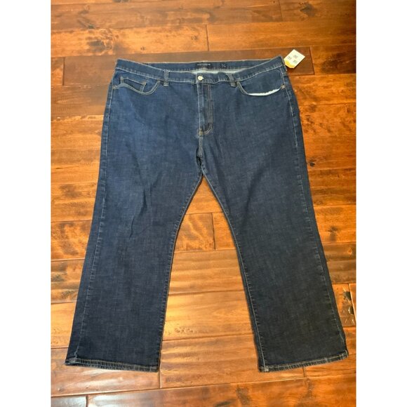 Lucky Brand Men's Blue Dark Wash Denim 181 Relaxed Fit Jeans, Size 46 - Picture 1 of 6
